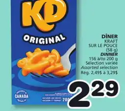 Marches Tradition KRAFT DINNER offer