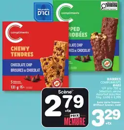 Marches Tradition COMPLIMENTS BARS offer