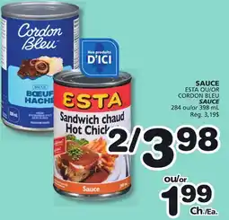 Marches Tradition ESTA OR CORDON BLEU SAUCE offer