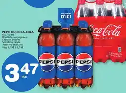 Marches Tradition PEPSI OR COCA-COLA offer