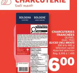 Marches Tradition OLYMEL DUO, TRIO SLICED DELI MEATS offer