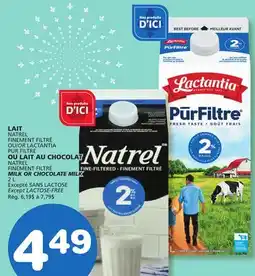 Marches Tradition NATREL OR LACTANTIA MILK OR CHOCOLATE MILK offer