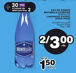 Marches Tradition MONTELLIER CARBONATED NATURAL SPRING WATER offer