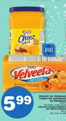 Marches Tradition KRAFT VELVEETA, CHEEZ WHIZ PROCESS CHEESE PRODUCT OR CHEESE SPREAD offer