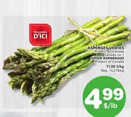 Marches Tradition GREEN ASPARAGUS offer