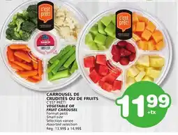 Marches Tradition C'EST PRÊT! VEGETABLE OR FRUIT CAROUSEL offer