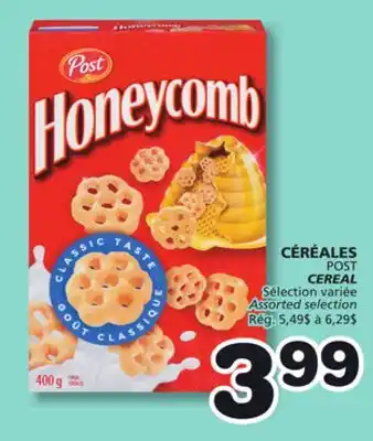 Marches Tradition POST CEREAL offer