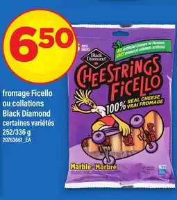 Maxi FROMAGE FICELLO OU COLLATIONS BLACK DIAMOND, 252/336 G offer