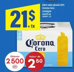 Maxi BIÈRE SANS ALCOOL 0.0% CORONA CERO offer
