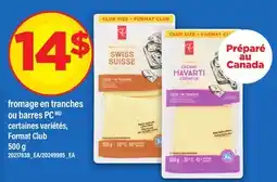 Maxi FROMAGE EN TRANCHES OU BARRES PC offer