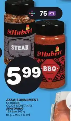 Marches Tradition ST-HUBERT OR MONTANA'S SEASONING offer