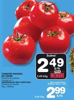 Marches Tradition GREENHOUSE RED TOMATOES offer
