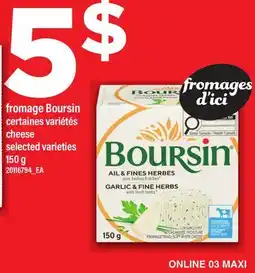 Maxi FROMAGE BOURSIN | CHEESE offer
