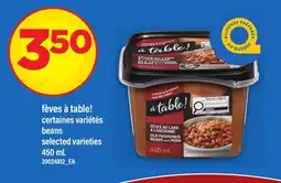 Maxi FÈVES À TABLE! | BEANS offer