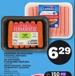 Marches Tradition FRESH SAUSAGES, COCKTAIL OR BREAKFAST SAUSAGES offer