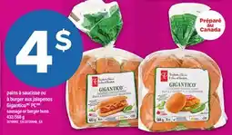 Maxi PAINS À SAUCISSE OU À BURGER AUX JALAPENOS GIGANTICO PC | SAUSAGE OR BURGER BUNS, 432/568 g offer