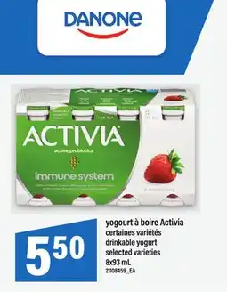 Maxi YOGOURT À BOIRE ACTIVIA | DRINKABLE YOGURT offer