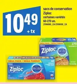 Maxi SACS DE CONSERVATION ZIPLOC, 60-270 UN offer