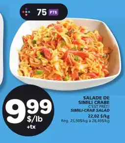 Marches Tradition C'EST PRÊT! SIMILI-CRAB SALAD offer