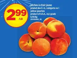 Maxi PÊCHES À CHAIR JAUNE | YELLOW PEACHES offer
