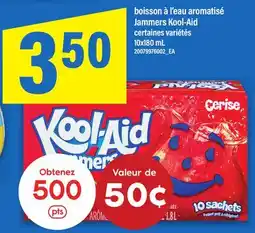 Maxi BOISSON À L'EAU AROMATISÉ JAMMERS KOOL-AID offer