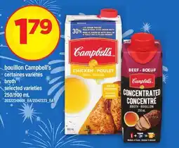 Maxi BOUILLON CAMPBELL'S | BROTH, 250/900 ML offer