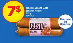 Maxi SAUCISSE VÉGANE GUSTA offer