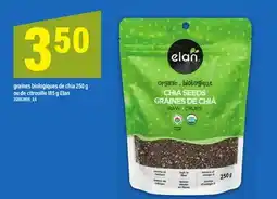 Maxi GRAINES BIOLOGIQUES DE CHIA, 250 G OU DE CITROUILLE, 185 G ELAN offer