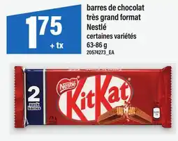 Maxi BARRES DE CHOCOLAT TRÈS GRAND FORMAT NESTLÉ offer