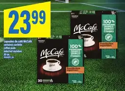 Maxi CAPSULES DE CAFÉ MCCAFÉ, 30 UN. | COFFEE PODS, 30 un offer