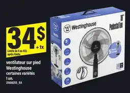 Maxi VENTILATEUR SUR PIED WESTINGHOUSE, 1 UN offer