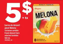 Maxi BARRES DE DESSERT GLACÉ MELONA | FROZEN DESSERT BARS offer