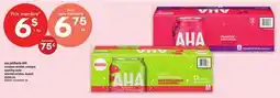 Maxi EAU PÉTILLANTE AHA, 12X355 ML | SPARKLING WATER offer