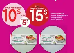 Maxi contenant à salade en acier inoxydable PC offer