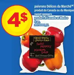 Maxi POIVRONS DÉLICES DU MARCHÉ | SWEET PEPPERS, 4 UN offer