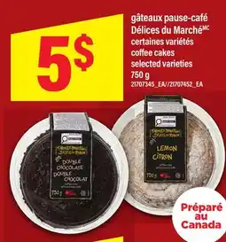 Maxi GÂTEAUX PAUSE-CAFÉ DÉLICES DU MARCHÉ | COFFEE CAKES offer