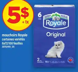 Maxi MOUCHOIRS ROYALE, 6X72/100 FEUILLES offer