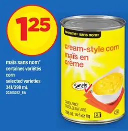 Maxi MAÏS SANS NOM | CORN, 341/398 ML offer