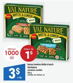 Maxi BARRES TENDRES BOÎTE À LUNCH VAL NATURE offer