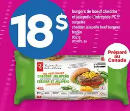 Maxi BURGERS DE BOEUF CHEDDAR ET JALAPEÑO L'INTRÉPIDE PC | CHEDDAR JALAPEÑO BEEF BURGERS offer