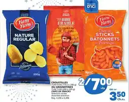 Marché Bonichoix YUM YUM CHIPS OR SNACKS offer