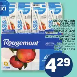 Marché Bonichoix ARIZONA FRUIT JUICE OR NECTAR OR ICED TEA offer