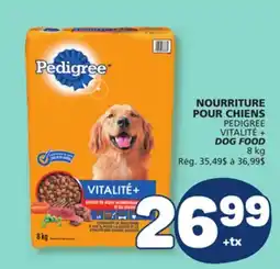 Marché Bonichoix PEDIGREE VITALITÉ + DOG FOOD offer