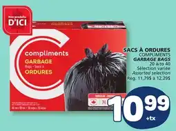 Marché Bonichoix COMPLIMENTS GARBAGE BAGS offer