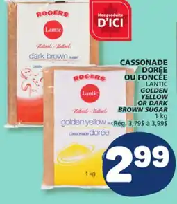 Marché Bonichoix LANTIC GOLDEN YELLOW OR DARK BROWN SUGAR offer