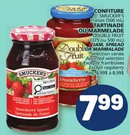 Marché Bonichoix SMUCKER'S JAM, SPREAD OR MARMALADE offer