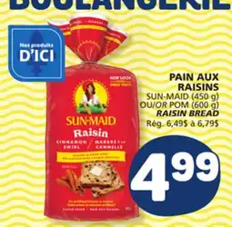 Marché Bonichoix SUN-MAID RAISIN BREAD offer