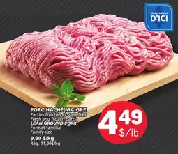 Marché Bonichoix LEAN GROUND PORK offer