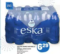 Marché Bonichoix ESKA NATURAL SPRING WATER offer