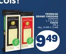 Marché Bonichoix GRAND CHEDDAR AGROPUR 2, 3 ou 5 ans CHEESE offer